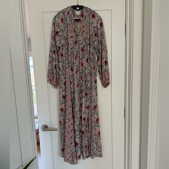 Natalie Martin Fiore Maxi Dress - Vintage Flowers Cream - Picture 4 of 6